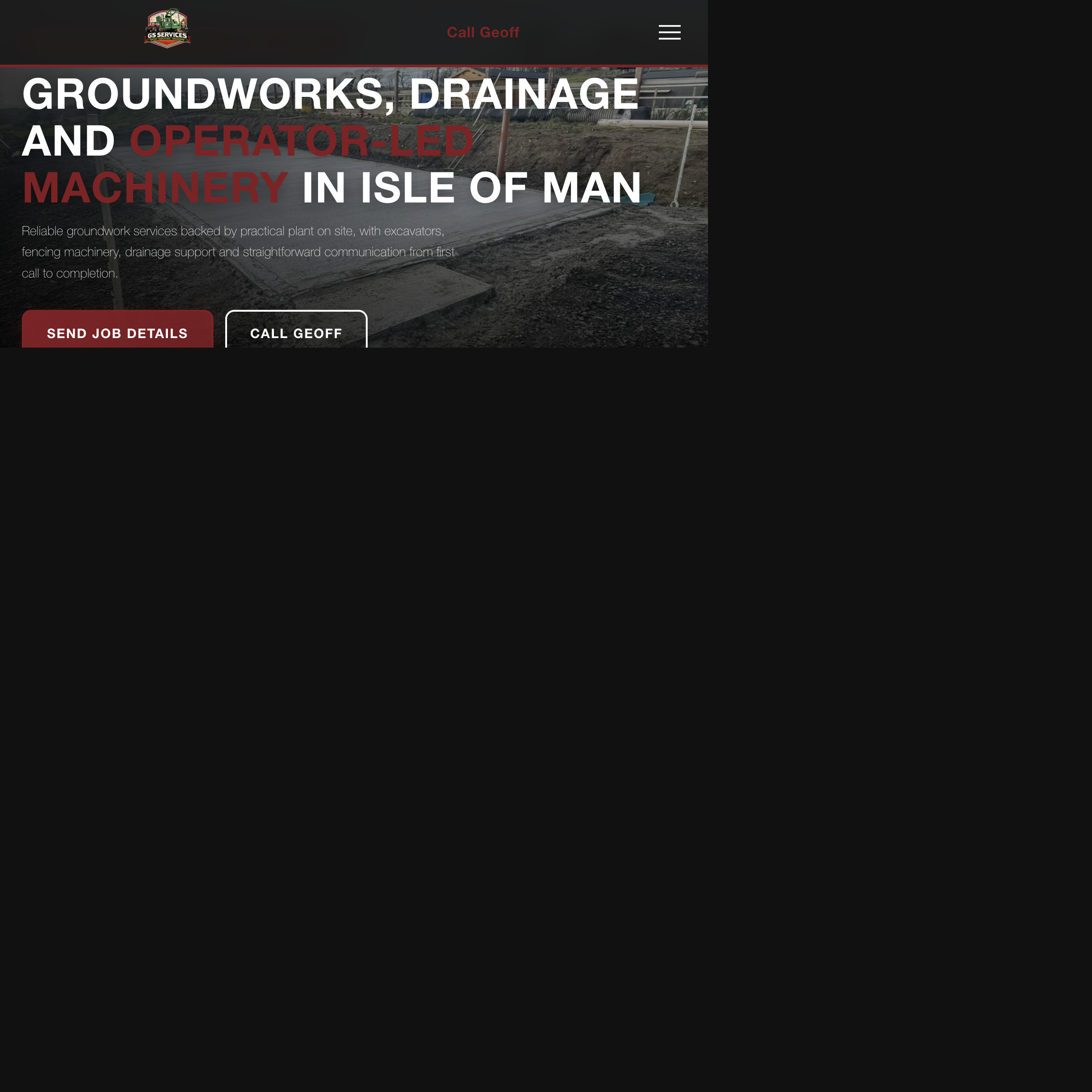GS Services homepage